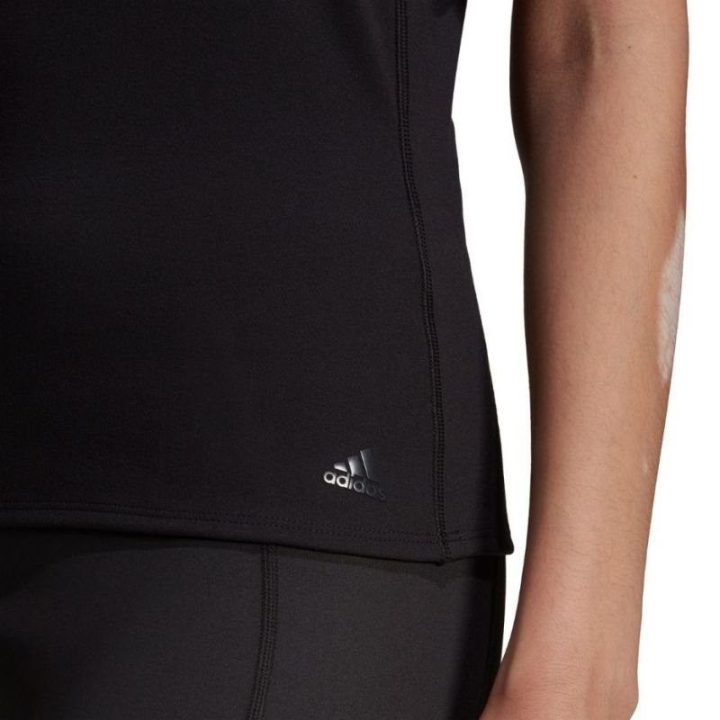 Moteriški prigludę marškinėliai adidas, juodi