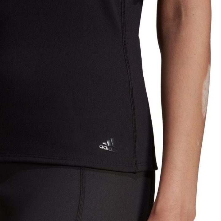 Moteriški prigludę marškinėliai adidas, juodi