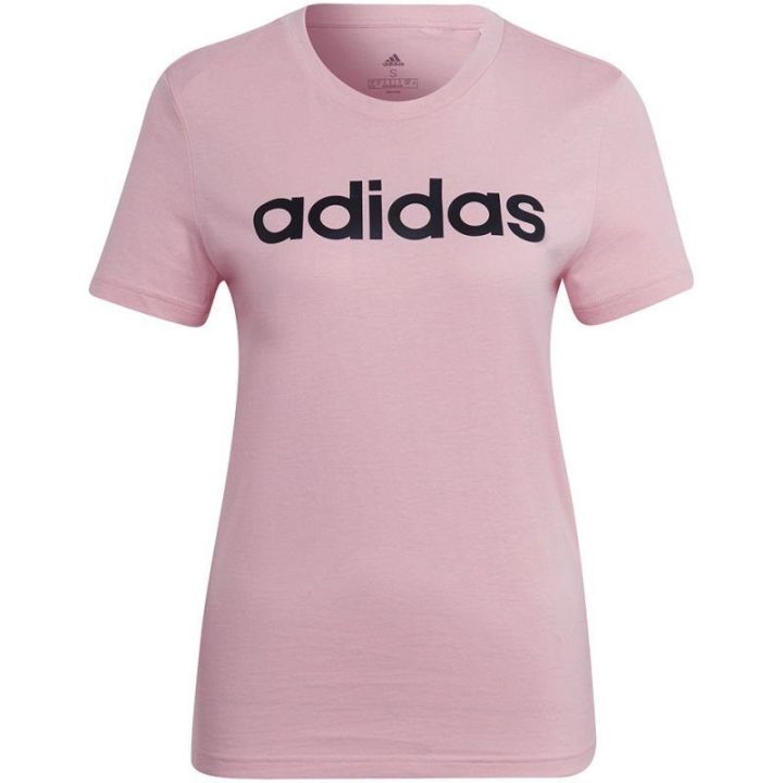 Moteriški medvilniniai marškinėliai adidas Lounge Wear Essentials