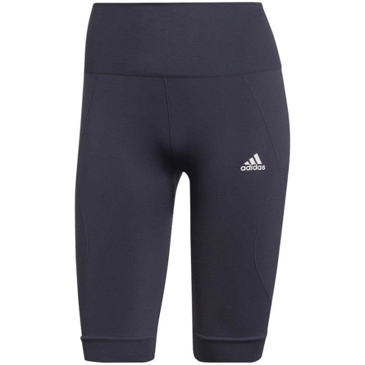 Moteriškos trumpos tamprės adidas Aeroknit Seamless, tamsiai mėlynos