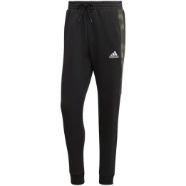 Vyriškos sportinės kelnės su kamufliažo raštu adidas, juodos