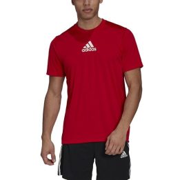 Vyriški treniruočių marškinėliai adidas Primeblue, raudoni