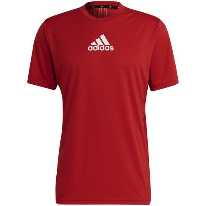 Vyriški treniruočių marškinėliai adidas Primeblue, raudoni