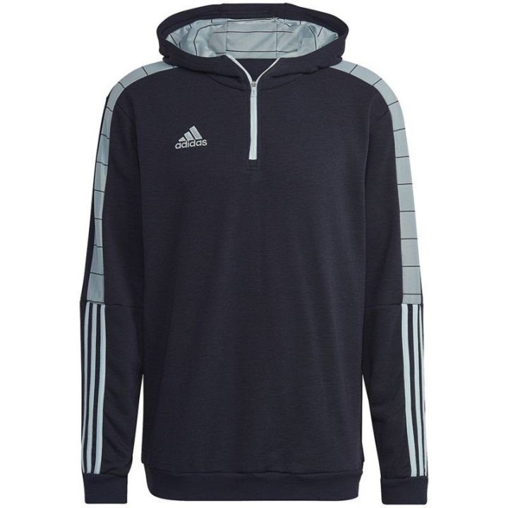Vyriškas džemperis su gobtuvu adidas Tiro, tamsiai mėlynas