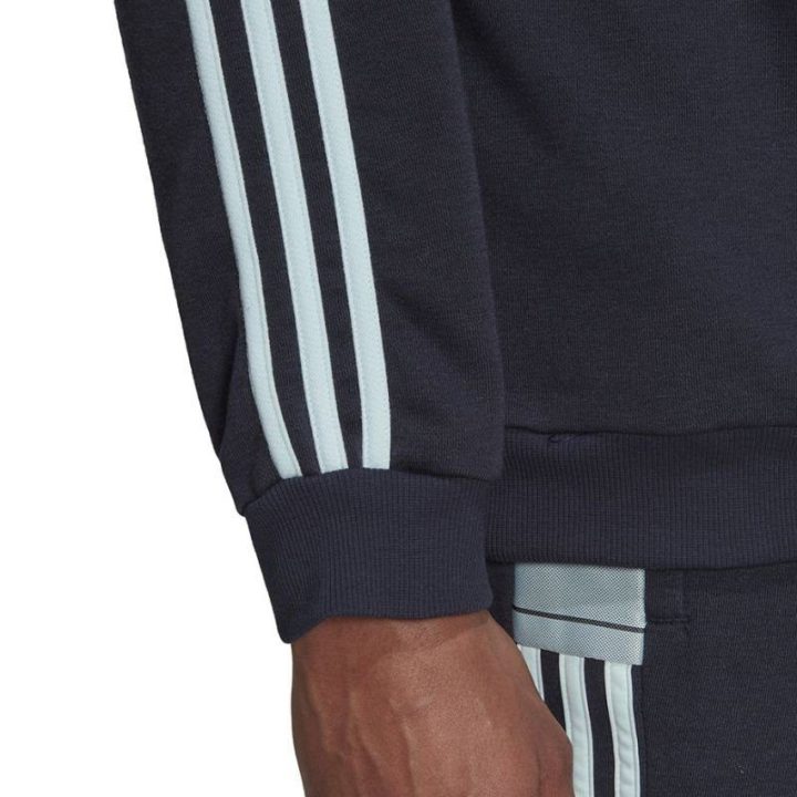Vyriškas džemperis su gobtuvu adidas Tiro, tamsiai mėlynas