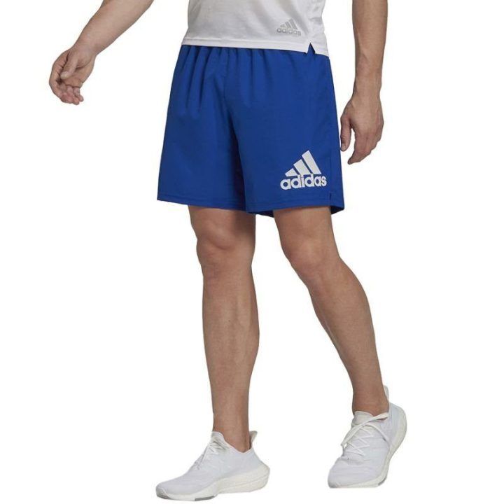 Vyriški bėgimo šortai adidas Run It, mėlyni
