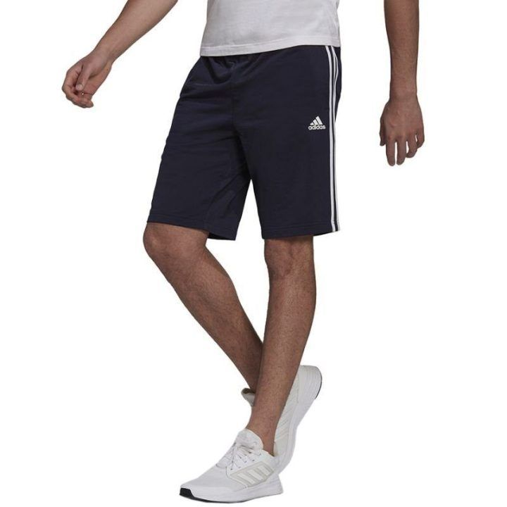Vyriški šortai adidas Essentials Warm-Up, tamsiai mėlyni