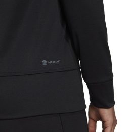 Moteriškas džemperis su gobtuvu adidas Aeroready Big Logo, juodas