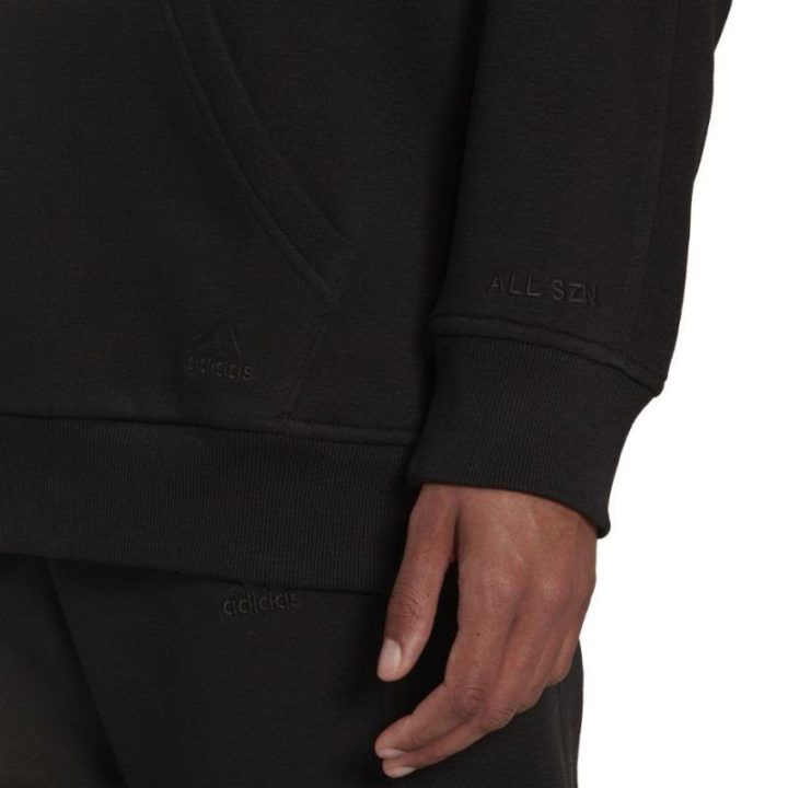 Moteriškas džemperis su gobtuvu adidas All Sz Fleece, juodas