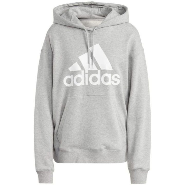 Moteriškas džemperis su gobtuvu adidas Essentials Big Logo, pilkas