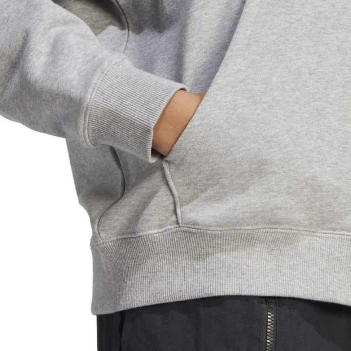 Moteriškas džemperis su gobtuvu adidas Essentials Big Logo, pilkas