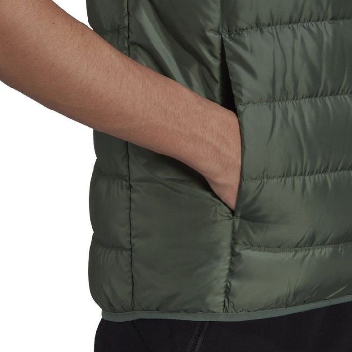 Vyriška pūkinė liemenė adidas Essentials, žalia