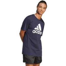 Vyriški marškinėliai adidas Essentials 3-Stripes, tamsiai mėlyni