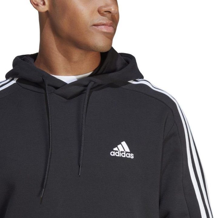 Vyriškas džemperis su trimis juostomis adidas Essentials, juodas