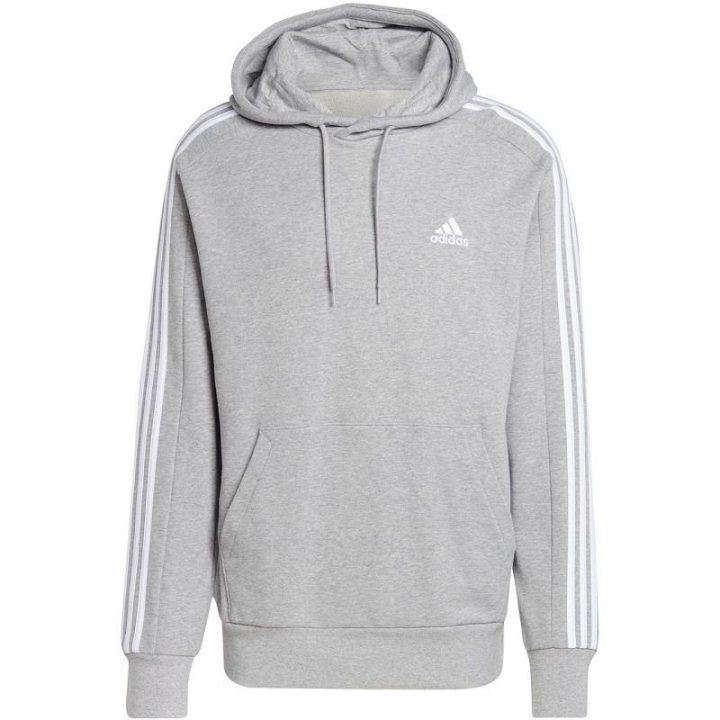 Vyriškas džemperis su gobtuvu adidas Essentials French Terry, pilkas