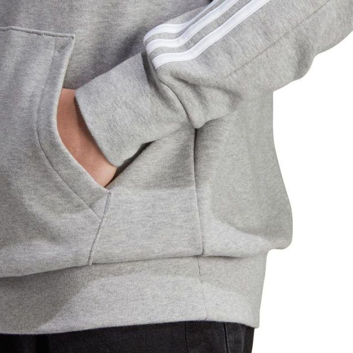 Vyriškas džemperis su gobtuvu adidas Essentials French Terry, pilkas