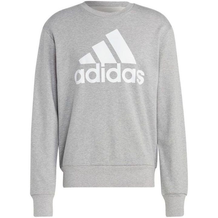 Vyriškas medvilninis džemperis adidas Essentials, pilkas