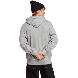 Vyriškas medvilninis džemperis su gobtuvu adidas Essentials, pilkas