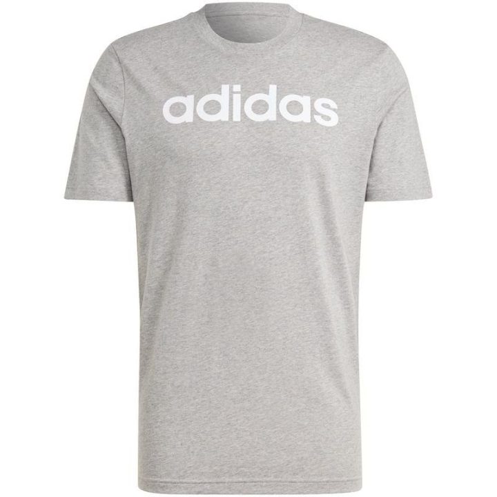 Vyriški medvilniniai marškinėliai adidas Essentials, pilki