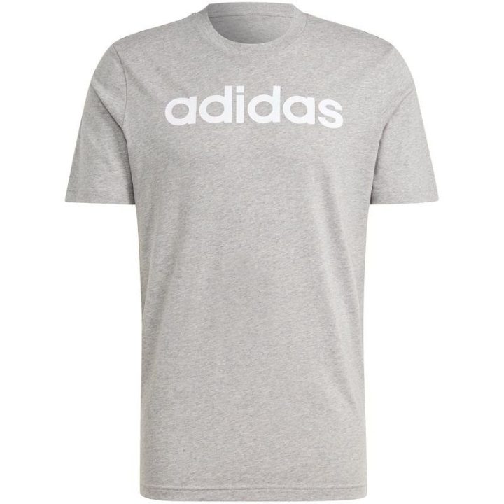 Vyriški medvilniniai marškinėliai adidas Essentials, pilki