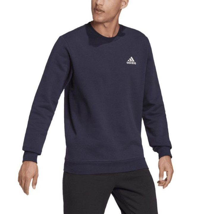 Vyriškas džemperis adidas Essentials Fleece, tamsiai mėlynas