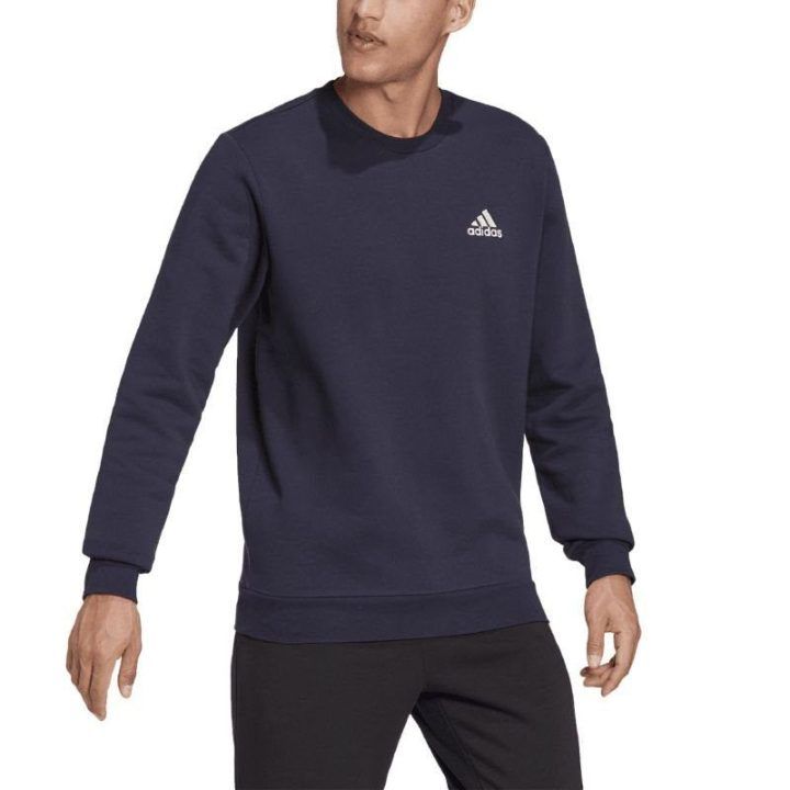 Vyriškas džemperis adidas Essentials Fleece, tamsiai mėlynas