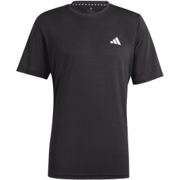 Vyriški marškinėliai adidas Train Essentials Stretch Training, juodi