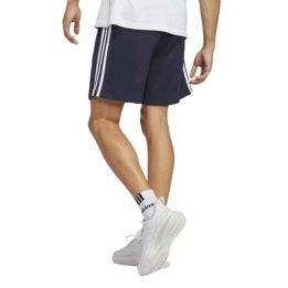 Vyriški medvilniniai šortai adidas Essentials, tamsiai mėlyni