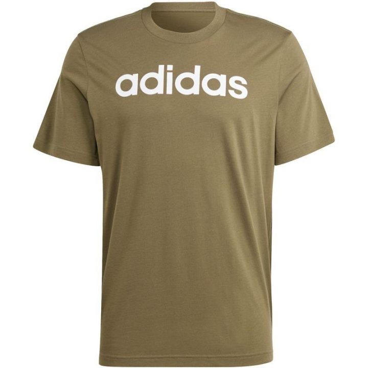 Vyriški medvilniniai marškinėliai adidas Essentials, chaki