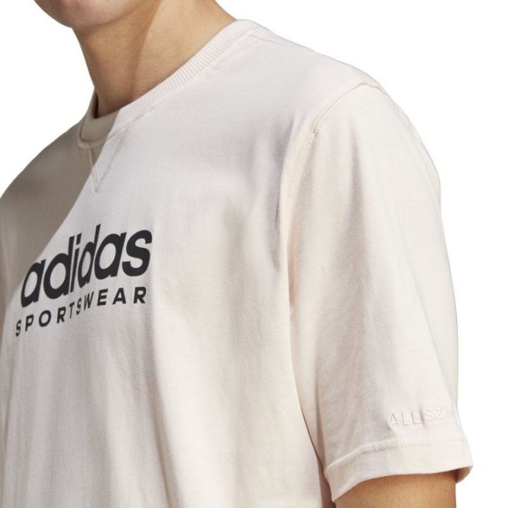 Vyriški medvilniniai marškinėliai adidas All SZN, rožiniai
