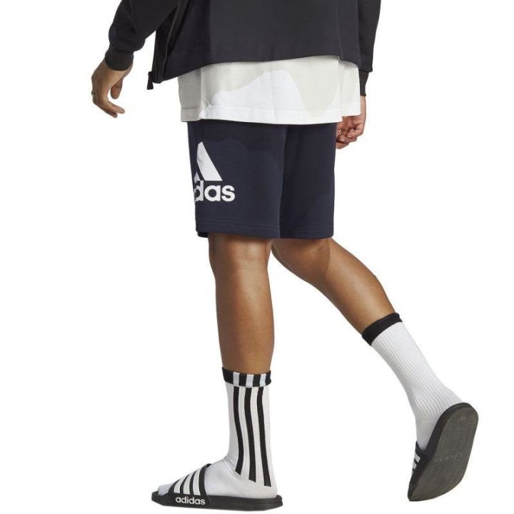 Vyriški šortai adidas Essentials Big Logo, tamsiai mėlyni