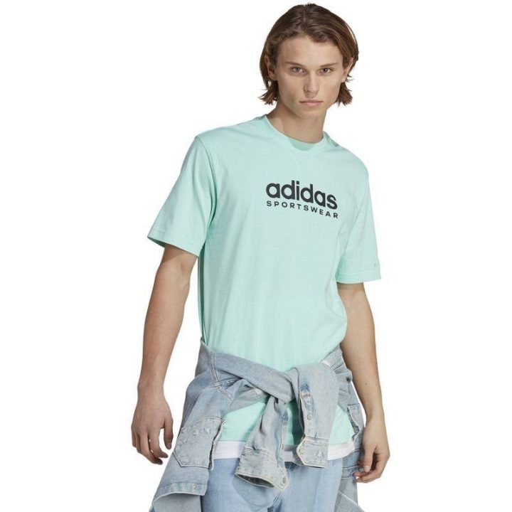 Vyriški marškinėliai adidas All SZN Graphic Tee, mėtų