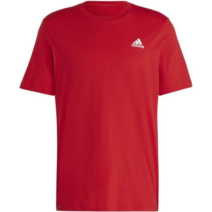 Vyriški medvilniniai marškinėliai adidas Essentials, raudoni