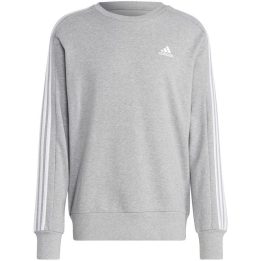 Vyriškas džemperis adidas Essentials French Terry 3-Stripes, pilkas