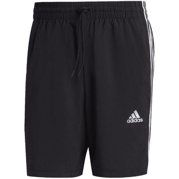 Vyriški treniruočių šortai adidas Aeroready 3-Stripes, juodi
