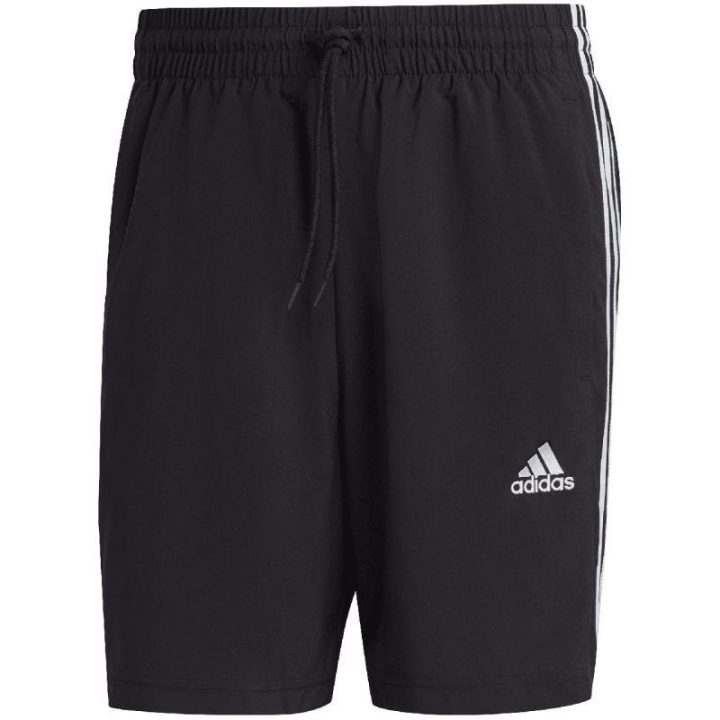 Vyriški treniruočių šortai adidas Aeroready 3-Stripes, juodi