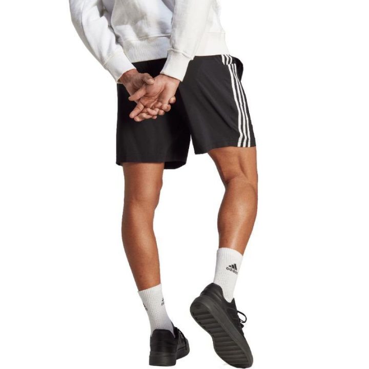Vyriški treniruočių šortai adidas Aeroready 3-Stripes, juodi
