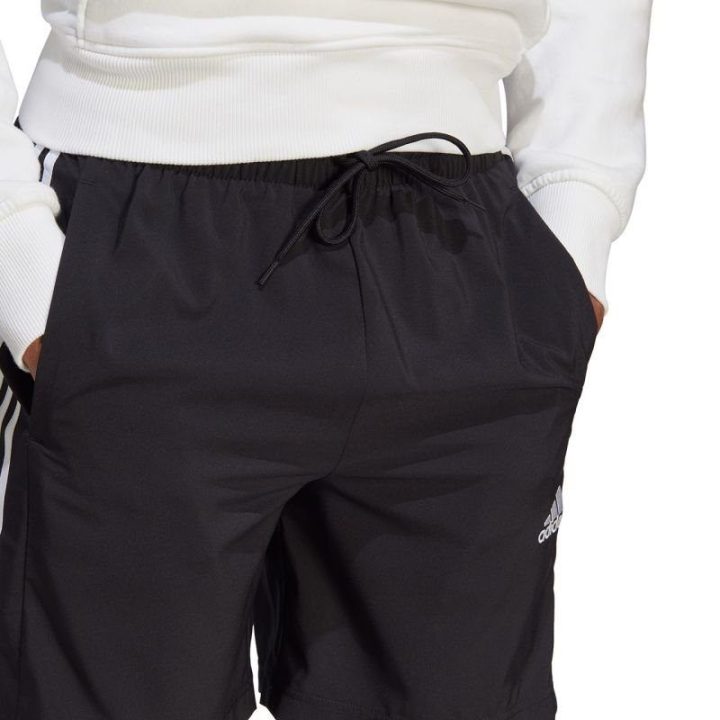Vyriški treniruočių šortai adidas Aeroready 3-Stripes, juodi