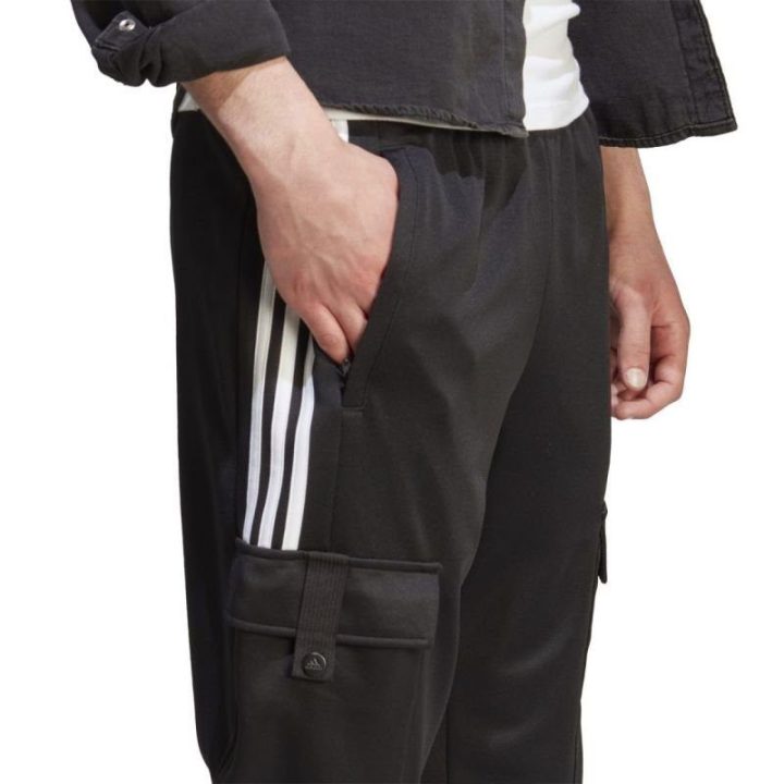 Vyriškos kargo sportinės kelnės adidas Tiro, juodos