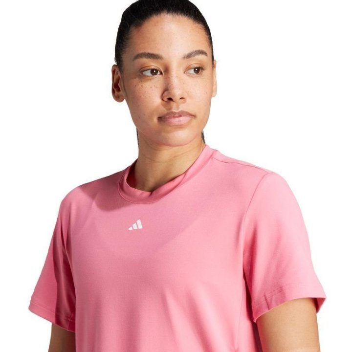 Moteriški treniruočių marškinėliai adidas Versatile Tee, rožiniai