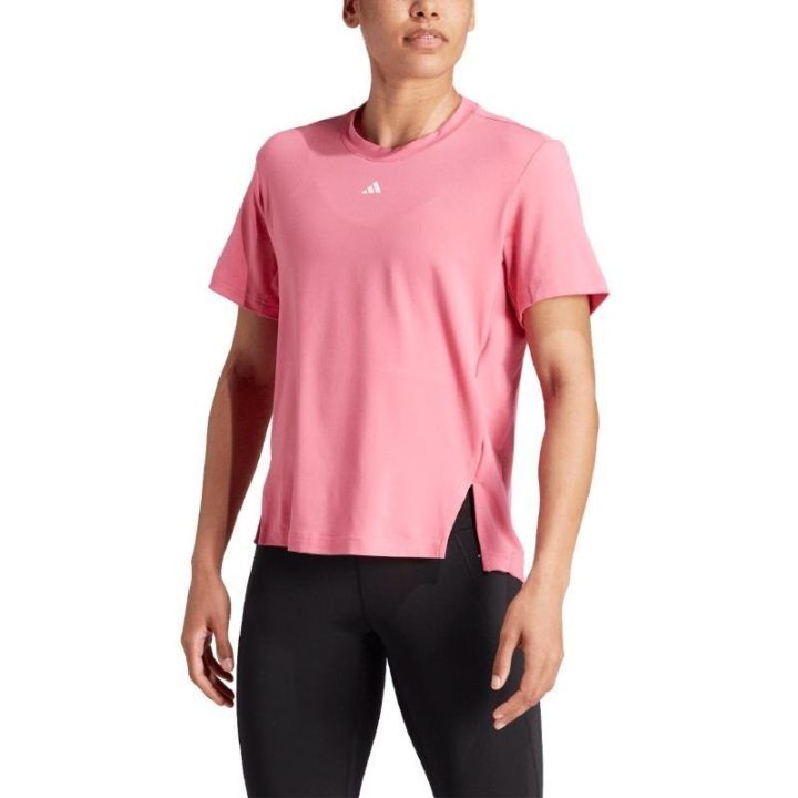 Moteriški treniruočių marškinėliai adidas Versatile Tee, rožiniai