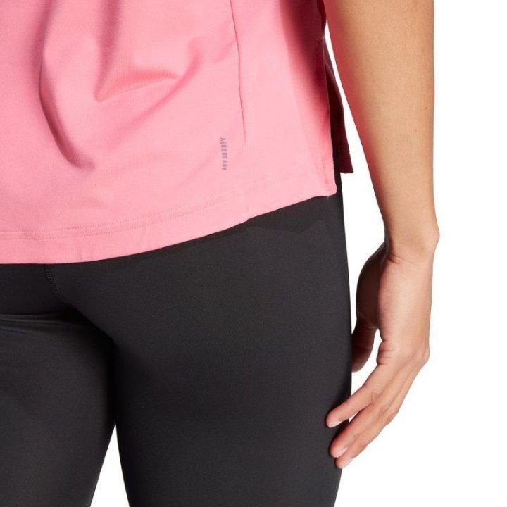 Moteriški treniruočių marškinėliai adidas Versatile Tee, rožiniai