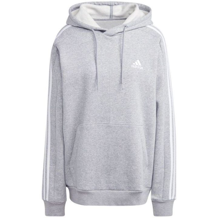 Vyriškas džemperis su gobtuvu adidas Essentials, pilkas