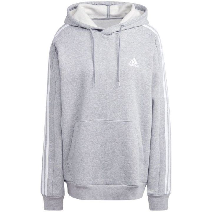 Vyriškas džemperis su gobtuvu adidas Essentials, pilkas