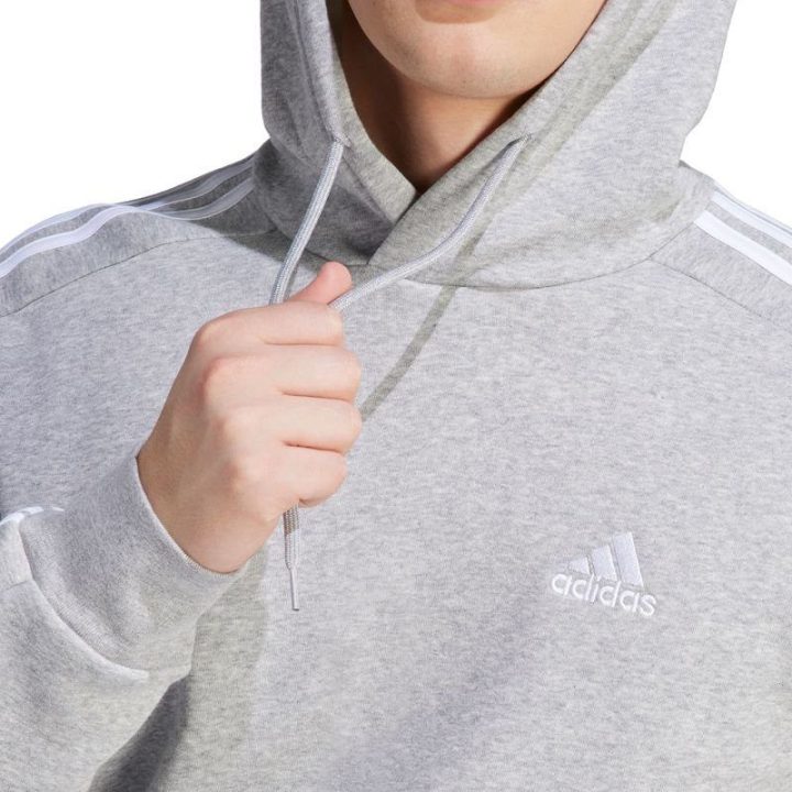 Vyriškas džemperis su gobtuvu adidas Essentials, pilkas