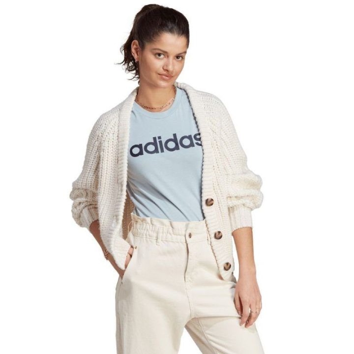 Moteriški medvilniniai marškinėliai adidas Essentials