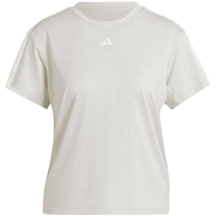 Moteriški treniruočių marškinėliai adidas Aeroready, ekru