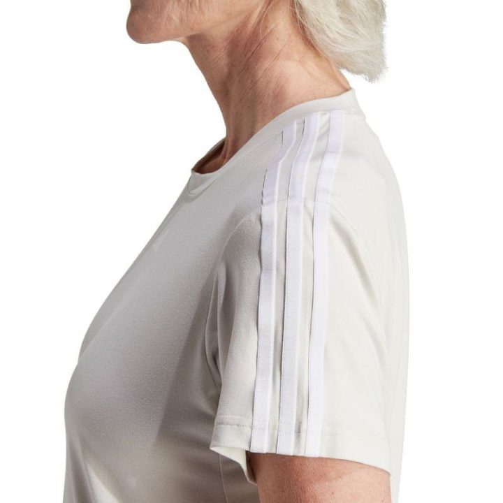 Moteriški treniruočių marškinėliai adidas Aeroready, ekru