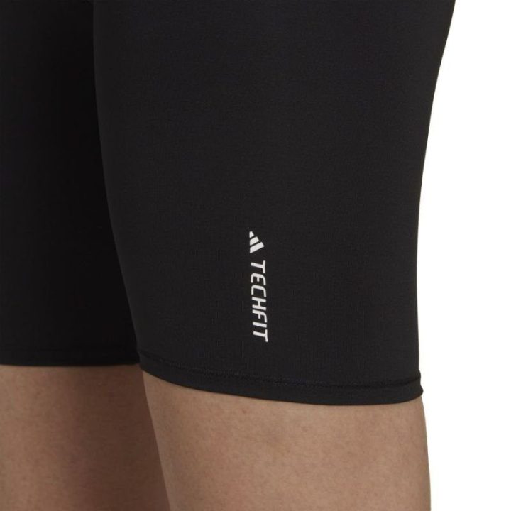 Moteriški treniruočių šortai adidas Techfit Bike, juodi