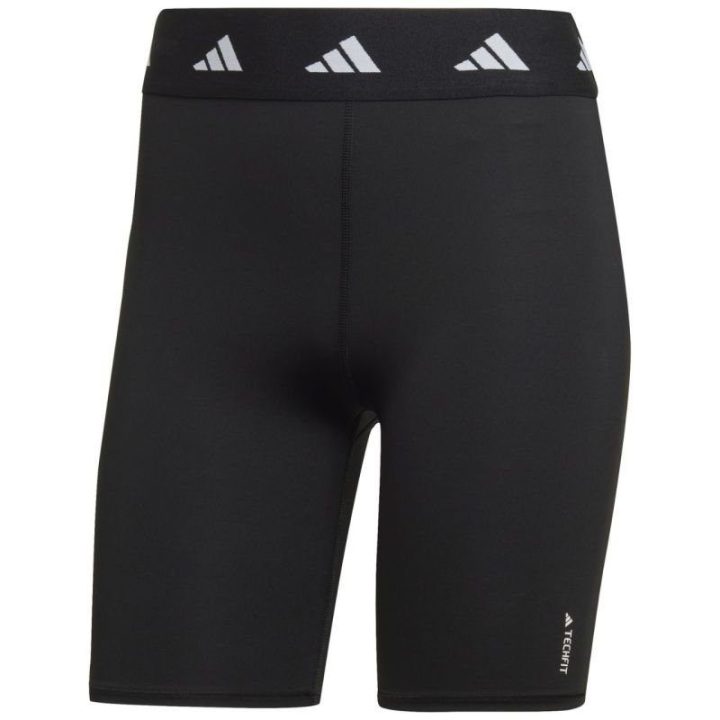 Moteriški treniruočių šortai adidas Techfit Bike, juodi